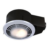 NuTone Heat-A-Ventlite 9093WH Instructions Manual