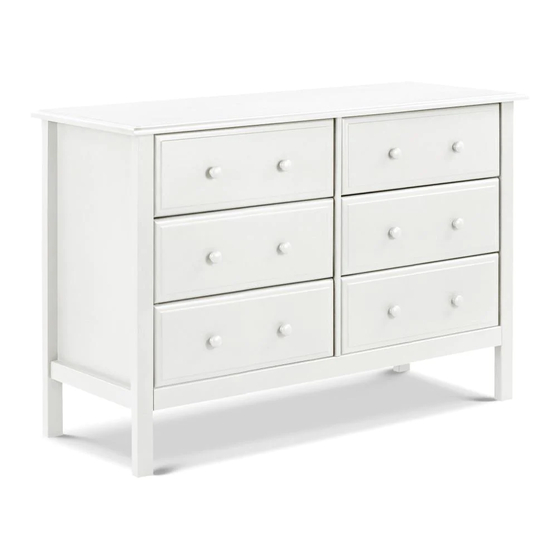 DaVinci CARTER'S MORGAN SIX DRAWER DRESSER Step By Step Assembly Instruction