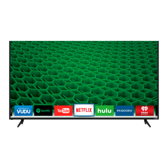 Vizio D70-D3 Installation Manual