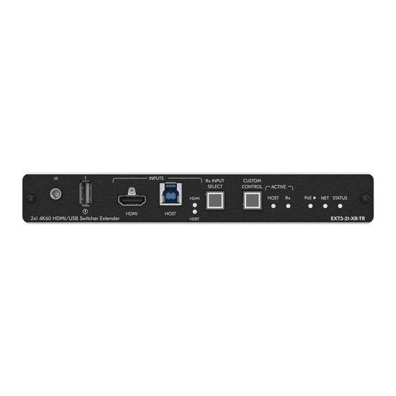 Kramer EXT3-21-XR-TR User Manual