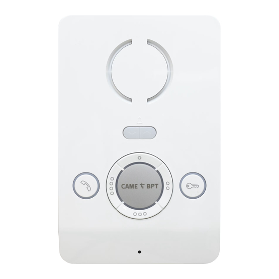 CAME BPT PEC IP Installation And Setting Manual