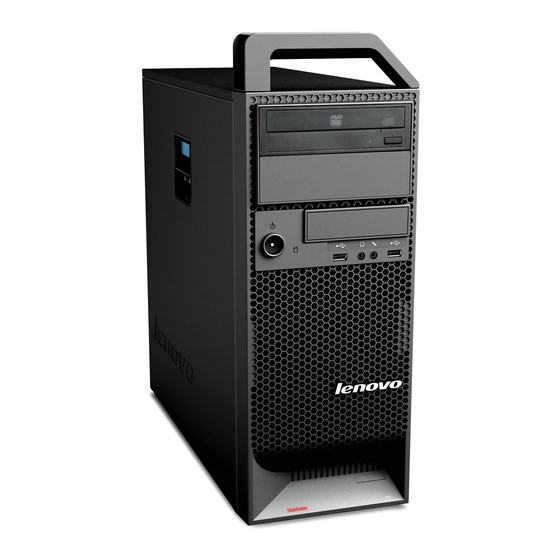 Lenovo ThinkStation S30 Vodič Za Uporabnika Manual