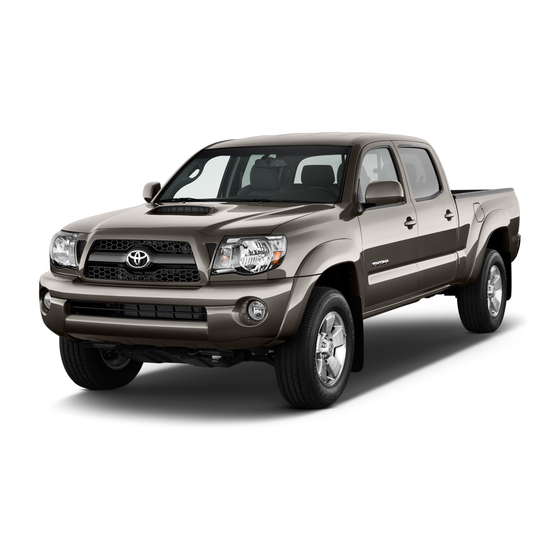 Toyota Tacoma 2011 Warranty & Maintenance Manual
