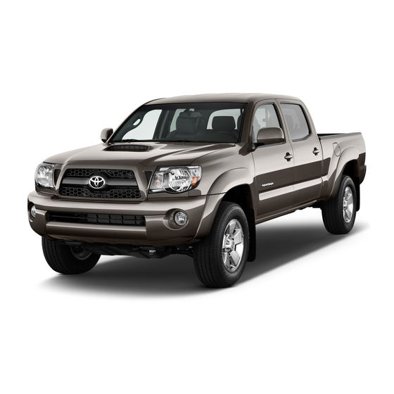 Toyota Tacoma 2011 Quick Reference Manual