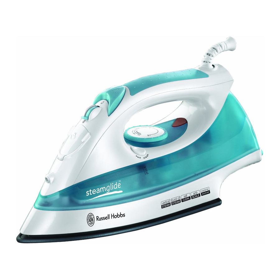 Russell hobbs steamglide on sale iron not steaming