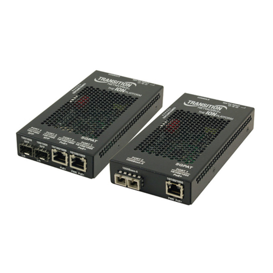 Transition Networks SGPAT1013-105 User Manual
