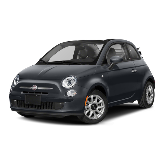 Fiat 500c 2017 User Manual