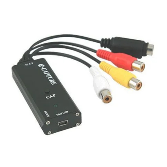 e-Capture 601WD Getting Started