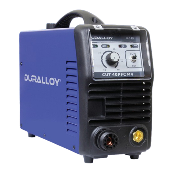 Duralloy CUT 40 PFC MV Owner's Manual