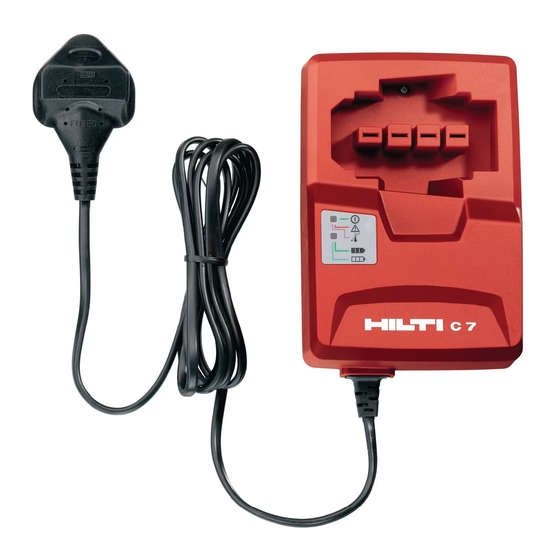 Hilti C7 Original Operating Inctructions