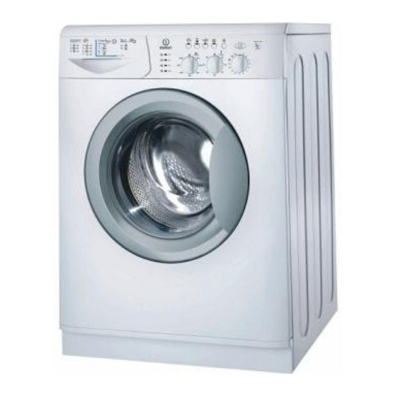 Indesit WIDXL 106 Instructions For Use Manual