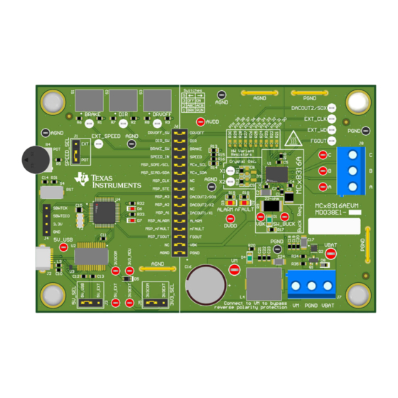 Texas Instruments MCT8316A Tuning Manual