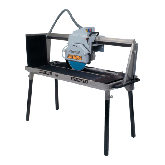 B+BTec DIAMOND3 3510RS Operating Manual
