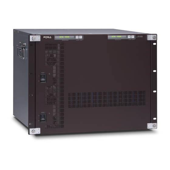 FOR-A MFR-16DTIO Installation Manual