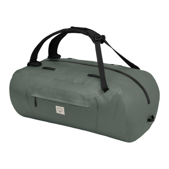 Osprey ARCANE WP DUFFEL 40 Owner's Manual