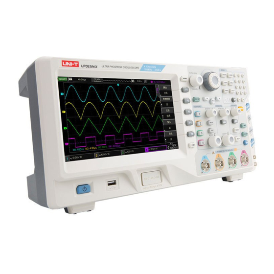 User Manuals: UNI-T UPO2102 Digital Oscilloscope