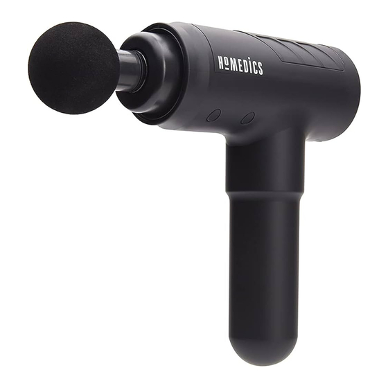HoMedics THERAPIST SELECT PRIME Instruction Manual And  Warranty Information