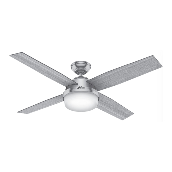 Hunter 50284 Indoor Ceiling Fan Manuals