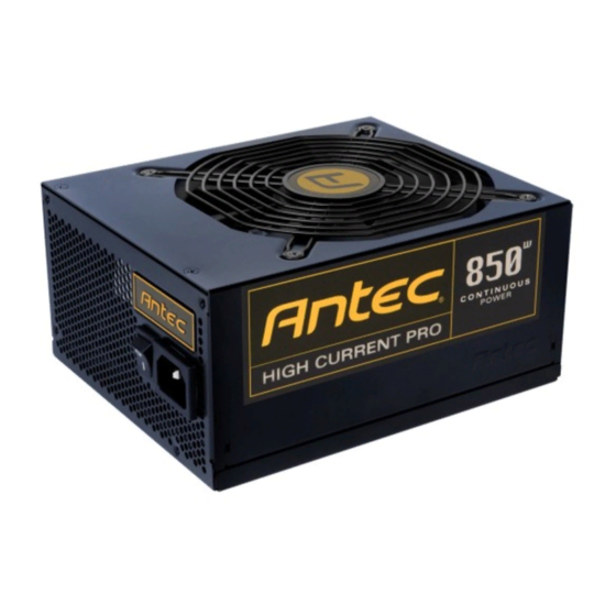 Antec HCP-850 User Manual