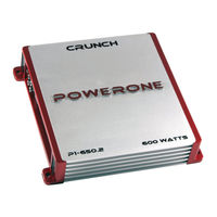 Crunch p1-3050.1 p1-5050.5 Instruction Manual