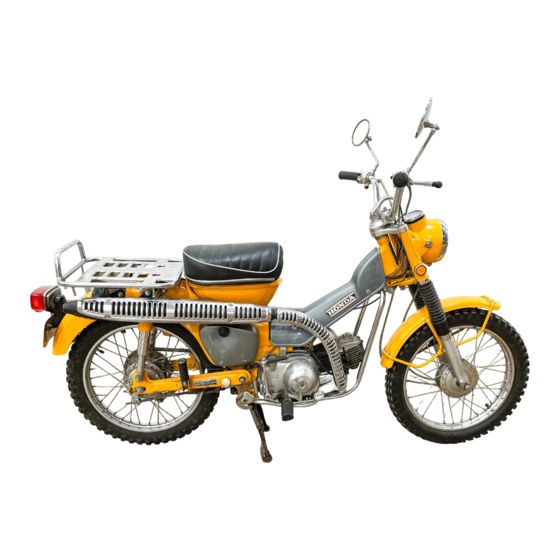 Honda CT90 Owner's Manual