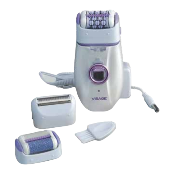 ViSAGE 50059 Epilator Manuals