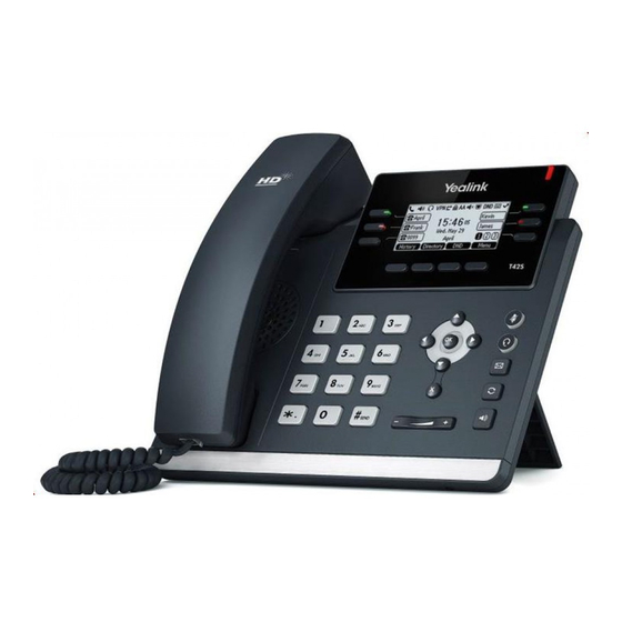 Yealink SIP-T42S Quick Start Manual