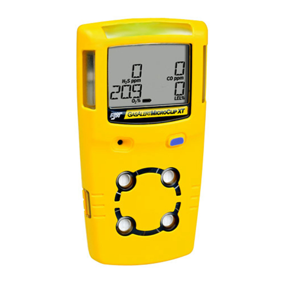 BW Technologies GasAlert MicroClipXT Instructions