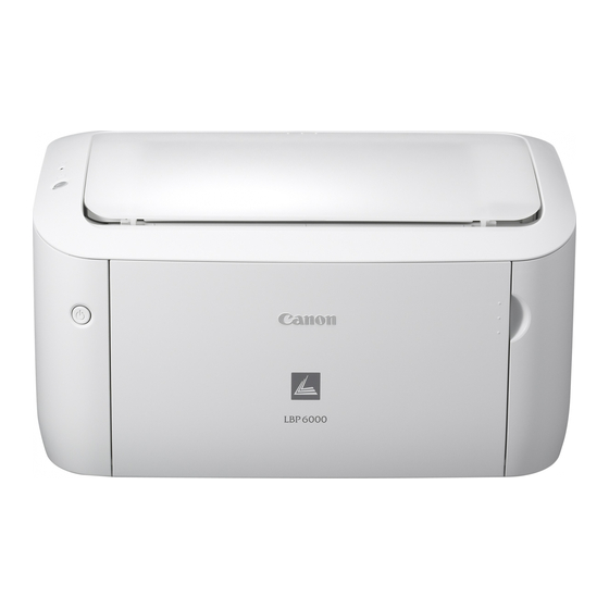 Canon imageCLASS LBP-6000 Quick Setup Manual