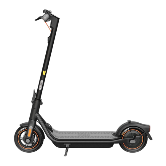 Ninebot KickScooter F65 User Instructions