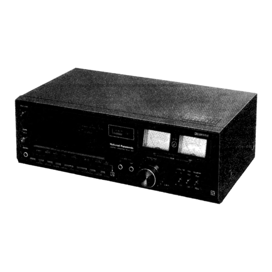 Panasonic RS-612US-E Service Manual