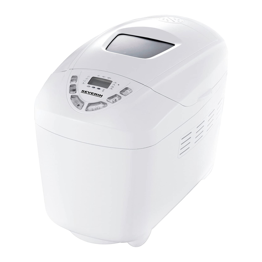 SEVERIN BROTBACKAUTOMAT BM 3992 Datasheet