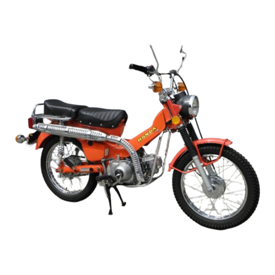 Honda CT90 Owner's Manual