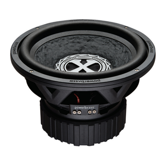 PowerBass Xtreme 3XL-1201D Manual