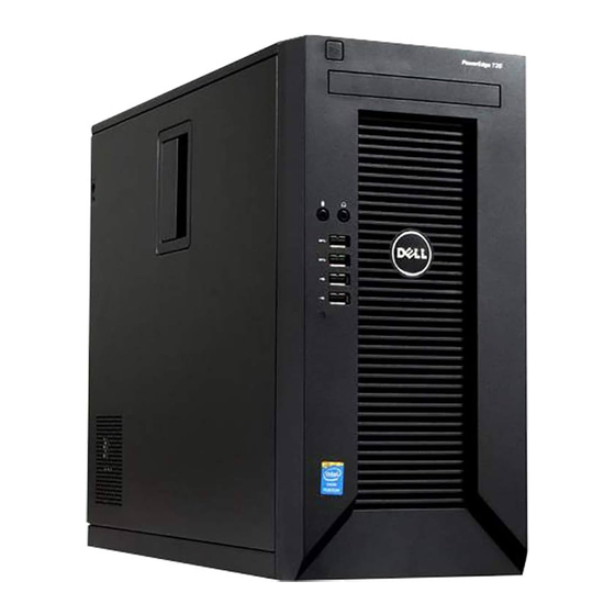 Dell PowerEdge T20 Series Getting Started Manual
