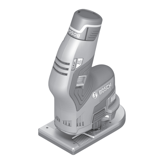 Bosch GKF12V-25 Operating/Safety Instructions Manual