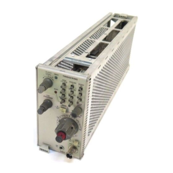 Tektronix 7B50A Instruction Manual