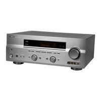 Yamaha RXV559 - AV Receiver Owner's Manual