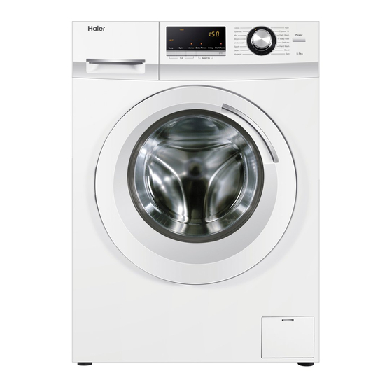 User Manuals: Haier HWF85AW1 Washing Machine