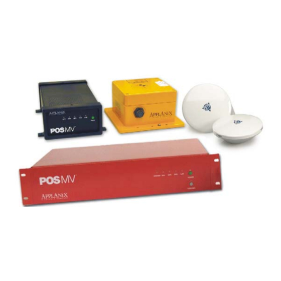 Applanix POS MV WaveMaster User Manual