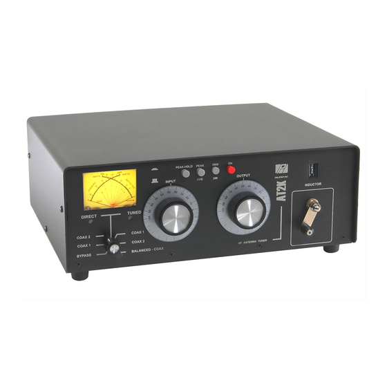 Palstar AT2K 2000 Technical Manual
