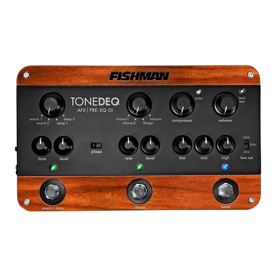 Fishman TONEDEQ User Manual