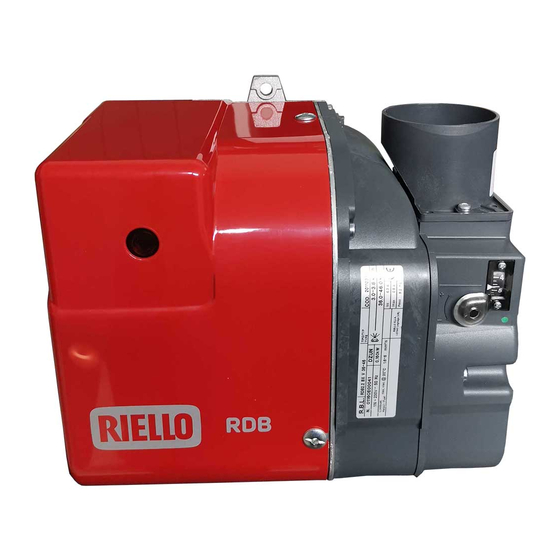 RIELLO RDB2.2 15-21 INSTALLATION, USE AND MAINTENANCE MANUAL Pdf ...