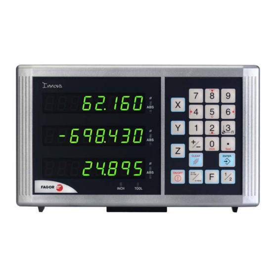 Fagor Innova 30i-M Installation And Operation Manual