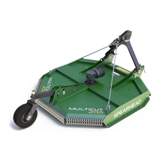 Spearhead MULTICUT 160 Handbook