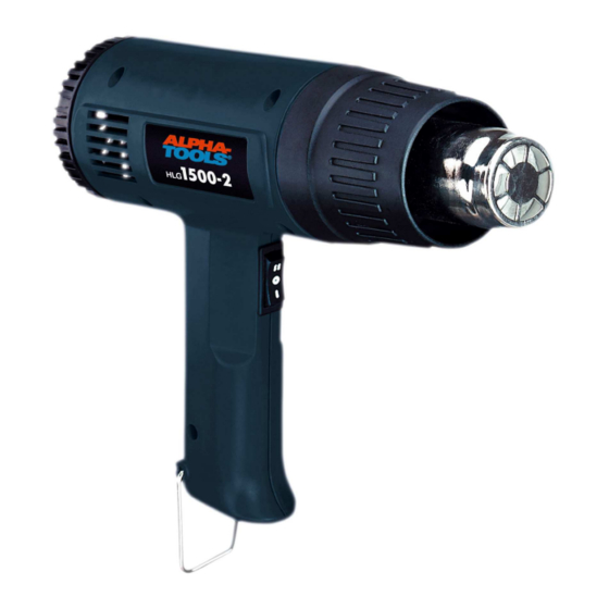 Alpha tools HLG 1500-2 Manuals