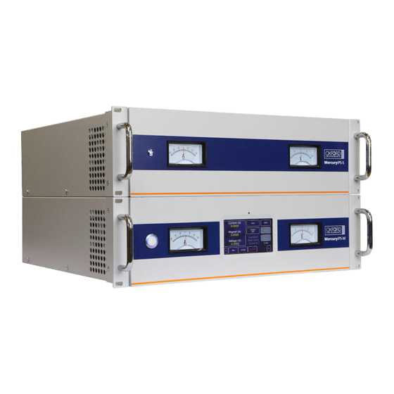 Oxford Instruments NanoScience MercuryiPS Operator's Manual