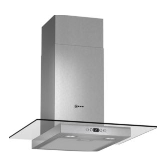 NEFF D86EH52N0B/02 Instructions For Installation And Use Manual