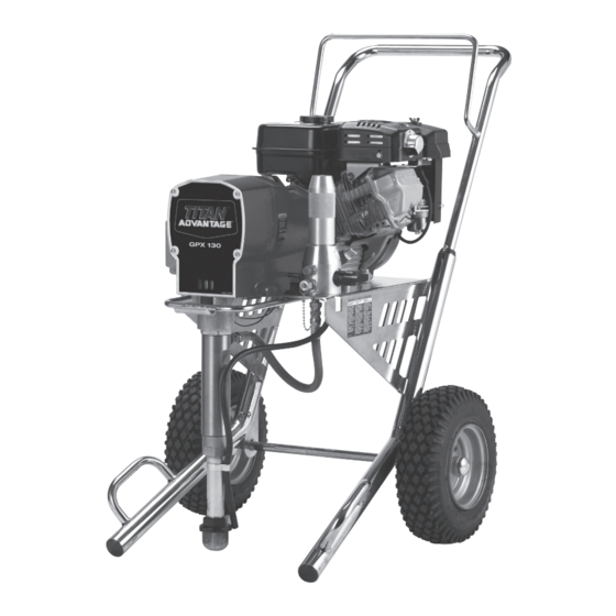 Titan Tool ADVANTAGE GPX 130 Manuals