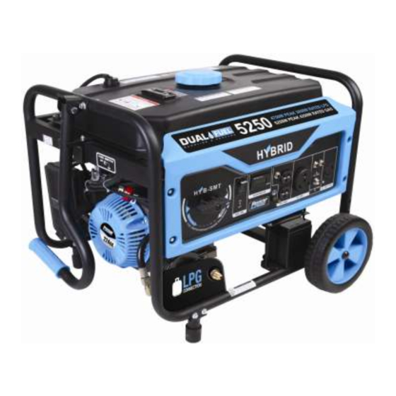 Pulsar 5250B Fuel Portable Generator Manuals